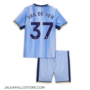 Tottenham Hotspur Micky van de Ven #37 Vieraspaita Lapsille 2024-25 Lyhythihainen (+ shortsit)